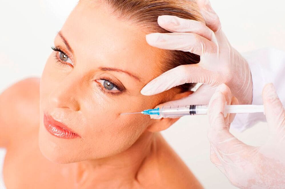 injection tightening of the skin for rejuvenation
