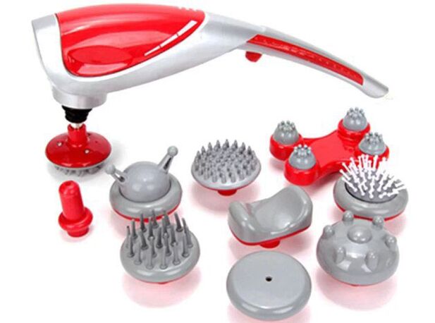 A variety of massagers and a large number of attachments provide the woman with a choice